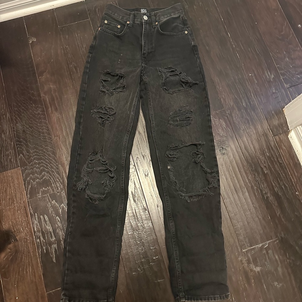 BDG Black ripped jeans